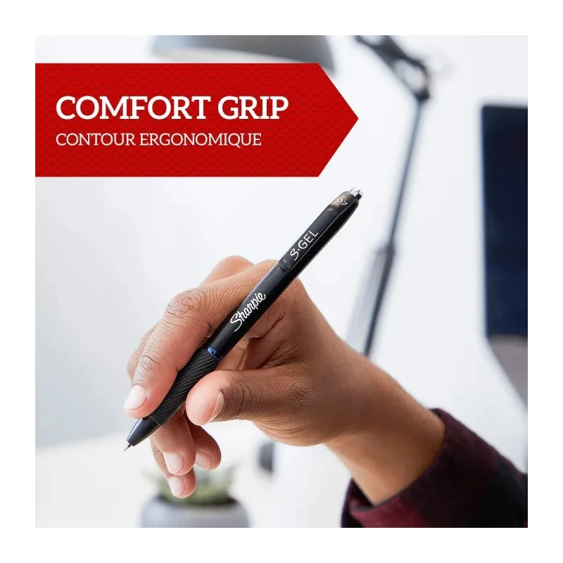 Sharpie Gel Pen Black, 0.7 mm Tip Size 2136598