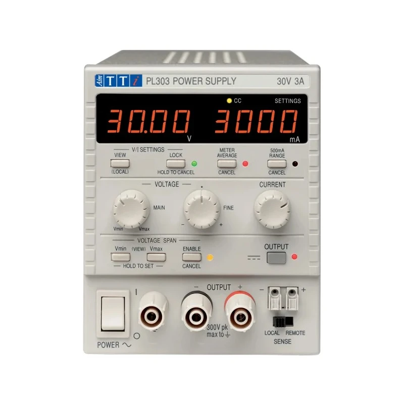 Aim-TTi Digital Bench Power Supply 1-Output 0 V AC to 30 V AC 90 W 3 A Max PL303