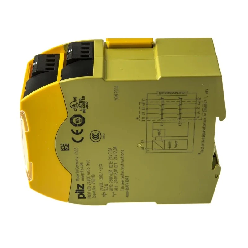 Pilz PNOZsigma Series Output Module, 5 Outputs, 24V dc, 4 NO/1 NC, 3W Power Rating 750110