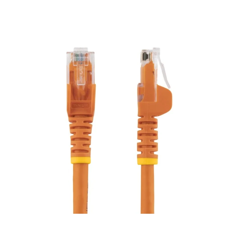 StarTech.com Cat6 Ethernet Cable 4 Core, Orange, 7.5 m Length, Unshielded, Snagless PVC Jacket 