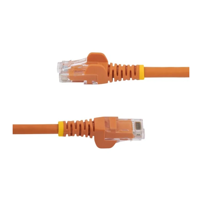 StarTech.com Cat6 Ethernet Cable 4 Core, Orange, 7.5 m Length, Unshielded, Snagless PVC Jacket 