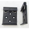 KKSB Enclosure Black Aluminium Body for KKSB Cases 60mm Width 33mm Height GPIO Cutout 7350001160962