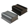 Hammond Flanged 1455-HD Series Clear Black Extruded Aluminium Enclosure 60.76 mm Height 160.00 mm Length 1455NHD1601BK