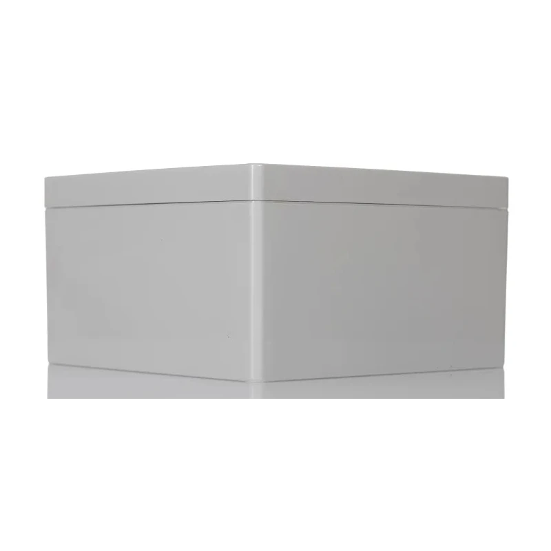 Hammond 1554 Series Grey Lid Polycarbonate Enclosure IP68 88.9 mm Height 160 mm Width 160 mm 1554S2GY