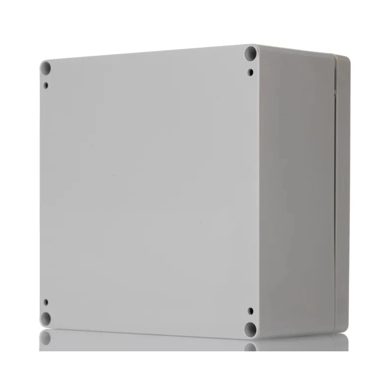 Hammond 1554 Series Grey Lid Polycarbonate Enclosure IP68 88.9 mm Height 160 mm Width 160 mm 1554S2GY