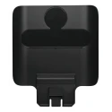 Rubbermaid Commercial Products Black Resin Waste Bin Lid for Slim Jim Recycling Station Starter Kit 2007910