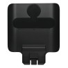 Rubbermaid Commercial Products Black Resin Waste Bin Lid for Slim Jim Recycling Station Starter Kit 2007910