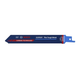 Bosch Reciprocating Saw Blade 18 Teeth Per Inch Carbide Steel Cutting 100mm 2608900360