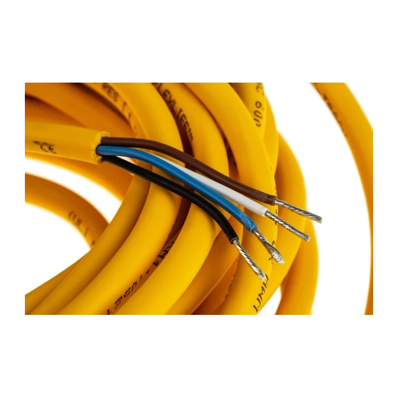 Turck Male 4 Way 7/8 In Circular Straight to Unterminated Sensor Actuator Cable 5 m RSM 40 -5M
