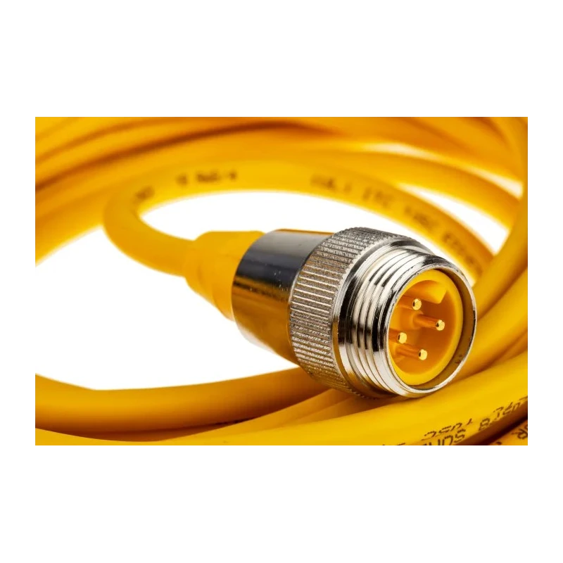 Turck Male 4 Way 7/8 In Circular Straight to Unterminated Sensor Actuator Cable 5 m RSM 40 -5M