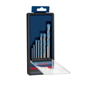 Bosch 4-Piece Multi-Material Twist Drill Bit Set, Carbide Tip, 5.5 mm to 8 mm 2608900650