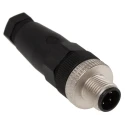 Hirschmann Industrial Circular Connector Cable Mount Plug 4 Contacts M12 Male IP67 E Series 933098100 ELST 4012 PG7