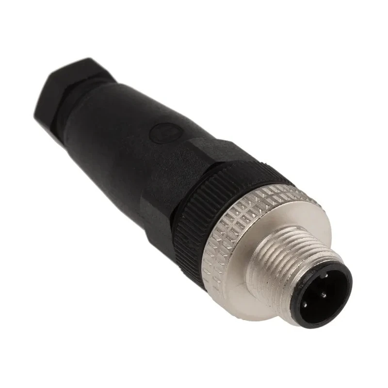 Hirschmann Industrial Circular Connector Cable Mount Plug 4 Contacts M12 Male IP67 E Series 933098100 ELST 4012 PG7