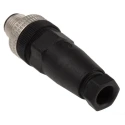 Hirschmann Industrial Circular Connector Cable Mount Plug 4 Contacts M12 Male IP67 E Series 933098100 ELST 4012 PG7