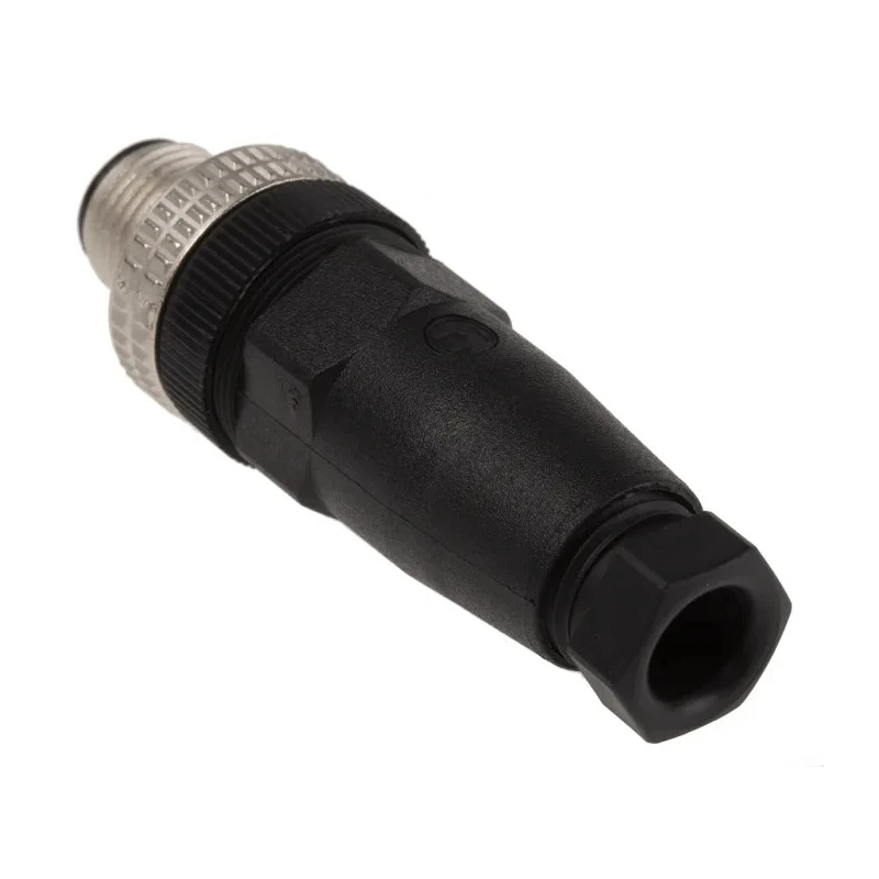 Hirschmann Industrial Circular Connector Cable Mount Plug 4 Contacts M12 Male IP67 E Series 933098100 ELST 4012 PG7