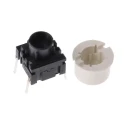 MEC IP67 White Tactile Switch SPST 50mA 24 V dc Through Hole IP67 3FTL 3.5N Operating Force 14.9mm Height IP67 3FTL IP67