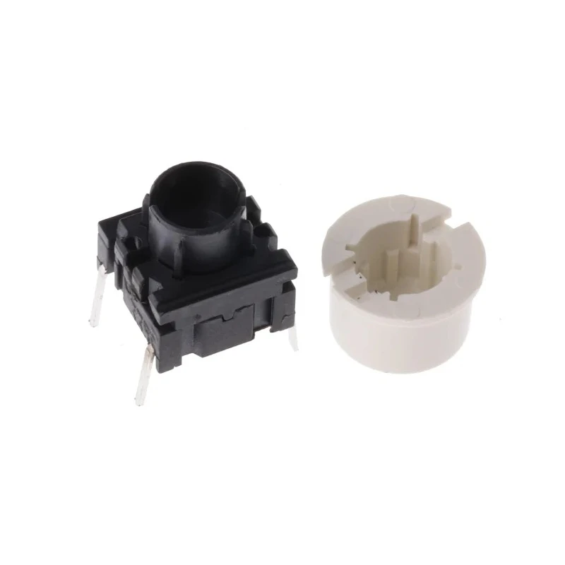 MEC IP67 White Tactile Switch SPST 50mA 24 V dc Through Hole IP67 3FTL 3.5N Operating Force 14.9mm Height IP67 3FTL IP67