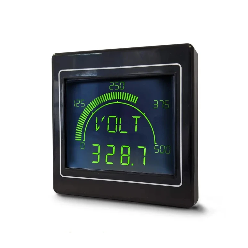Trumeter APM LCD Multi-Function Panel Meter for Frequency, Power, Current, Voltage, 68 mm x 68 mm APM-MAX-M23-NL-4B