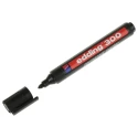 Edding Fine Tip Black Permanent Marker Pen, Bullet Tip, 1.5mm Line Width 300-001