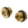 Legris Pneumatic Fitting Brass Pipe Fitting Straight Threaded Reducer Male 3/8 in to Female 1/4 in 0168 17 13