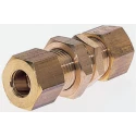 Legris Pneumatic Brass Pipe Fitting Compression Coupler Female Metric 12 mm 0116 12 00