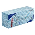 WYPALL X50 Critical Clean™ Blue Cloths for Surface Cleaning Dry Use Box of 50 Per Pack 418 x 221 mm 7441
