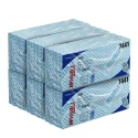 WYPALL X50 Critical Clean™ Blue Cloths for Surface Cleaning Dry Use Box of 50 Per Pack 418 x 221 mm 7441