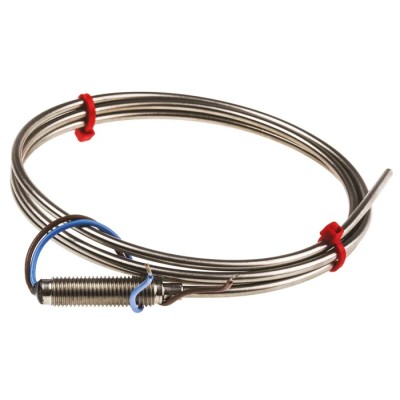 RS PRO Thermal Type K Thermocouple Sensor 3mm Probe Diameter, 1m Length, -40°C to 1100°C RS086