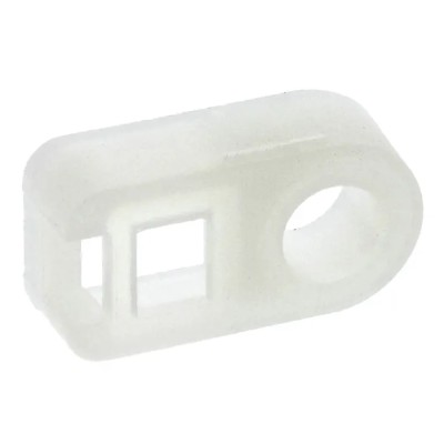 HellermannTyton Natural Cable Tie Mount 2.5 mm Cable Tie Width Acceptance 13.3 mm Length 7.1 mm Width 151-61119 FH18-PA66-NA