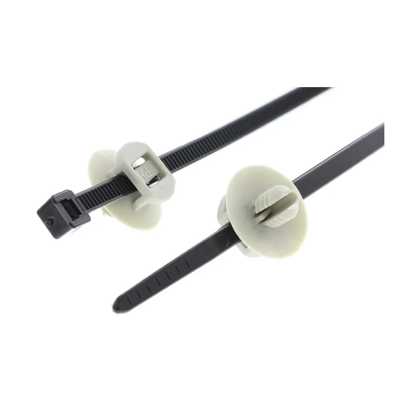 HellermannTyton Inside Serrated Cable Tie 150 mm x 3.6 mm Black Polyamide 66 150-55940 T30RFT5-PA66HS-BK/GY