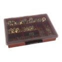 RS PRO Brass Hex Nuts Box 1020 Pieces Plain Finish DIN 934 100-210