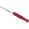 Hirschmann Test & Measurement Red Male Banana Plug 2 mm Connector Solder Termination 60V DC 6A Nickel Plating 973509101