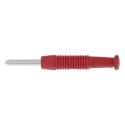 Hirschmann Test & Measurement Red Male Banana Plug 2 mm Connector Solder Termination 60V DC 6A Nickel Plating 973509101