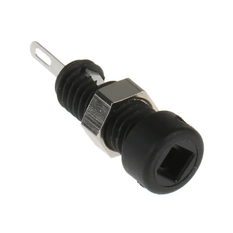 Staubli Black Female Banana Socket 2 mm Connector 60V dc 6A Solder Termination 930308100