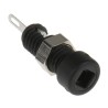 Staubli Black Female Banana Socket 2 mm Connector 60V dc 6A Solder Termination 930308100