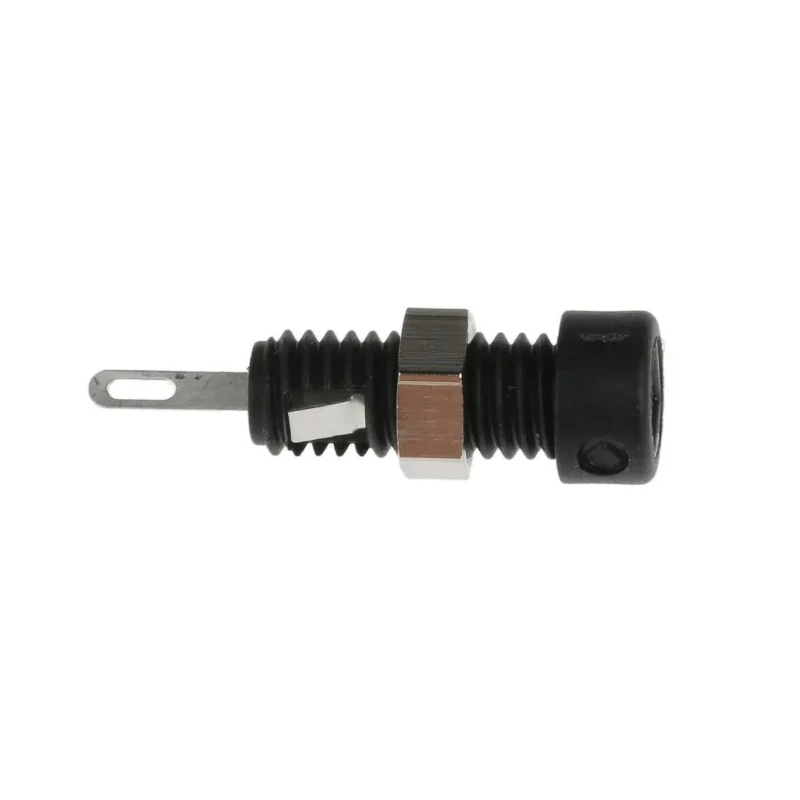 Staubli Black Female Banana Socket 2 mm Connector 60V dc 6A Solder Termination 930308100