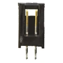 TE Connectivity AMPMODU Mod II Series Straight Through Hole Shrouded PCB Header 2 Contacts 2.54 mm Pitch 280370-2