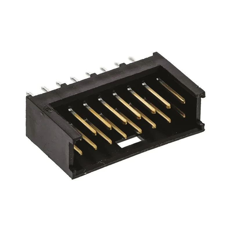 TE Connectivity AMPMODU MOD II Series Straight Through Hole Shrouded PCB Header, 16 Contacts, 2.54 mm Pitch, 2 Row 280385-2