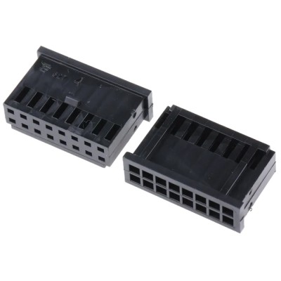TE Connectivity AMPMODU MOD II Female Connector Housing 2.54 mm Pitch 16 Way 2 Row Straight 280366