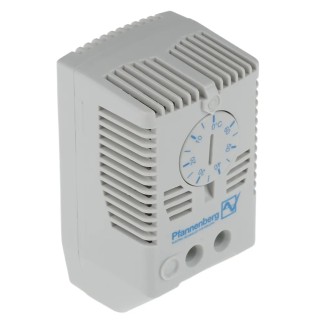 Pfannenberg FLZ NO Enclosure Thermostat 120, 240V AC, 0 to 60°C Temperature Setting Range, 80°C Max Operating 17121000000