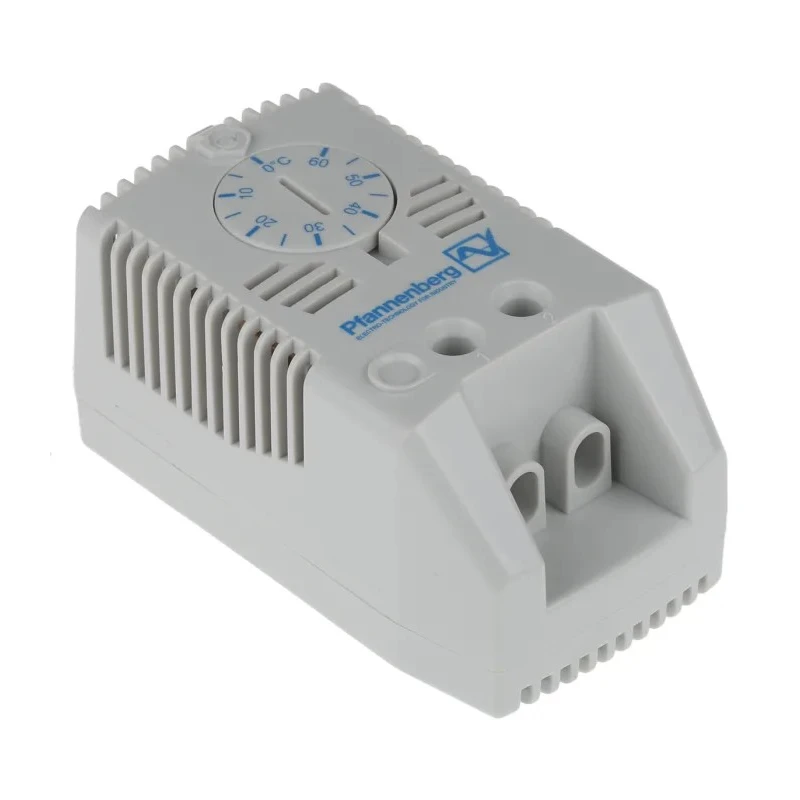 Pfannenberg FLZ NO Enclosure Thermostat 120, 240V AC, 0 to 60°C Temperature Setting Range, 80°C Max Operating 17121000000
