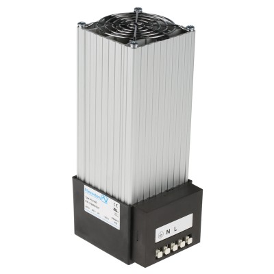 Pfannenberg Enclosure Heater, 230V AC, 400W Output Power, Snap Mount Type, IP20 17040010107