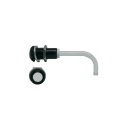 Bivar Panel 1-Way Right Angle Rigid LED Light Pipe, Black, 9 mm Lens, 50.7 mm Length RHD-1100-2000-F9PD67PR