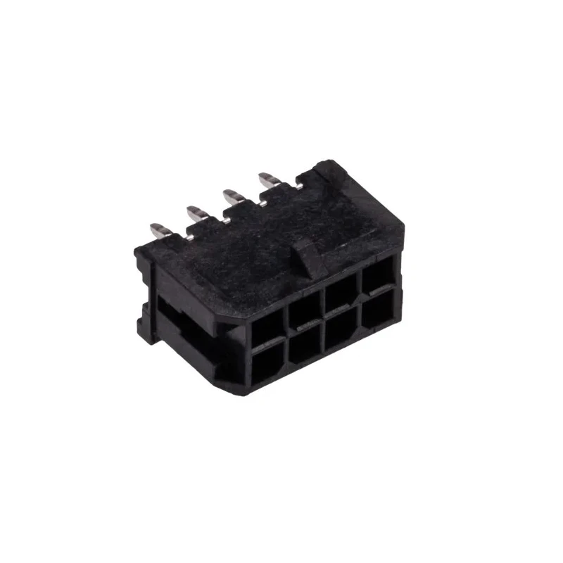 Molex Micro-Fit 3.0 Series Straight Through Hole PCB Header, 8 Contacts, 3 mm Pitch, 2 Row, Shrouded 43045-0812