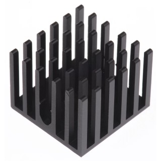 AAVID THERMALLOY Heatsink Universal Square Aluminium 18 mm Height 23 mm Width 23 mm Length 306216