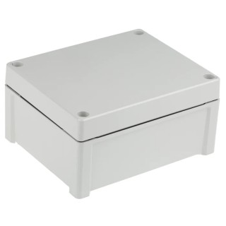 Fibox TEMPO Series Grey Grey Lid ABS Enclosure IP65 IK07 98.4 mm x 163.2 mm x 201.2 mm TA 201610 ENCLOSURE
