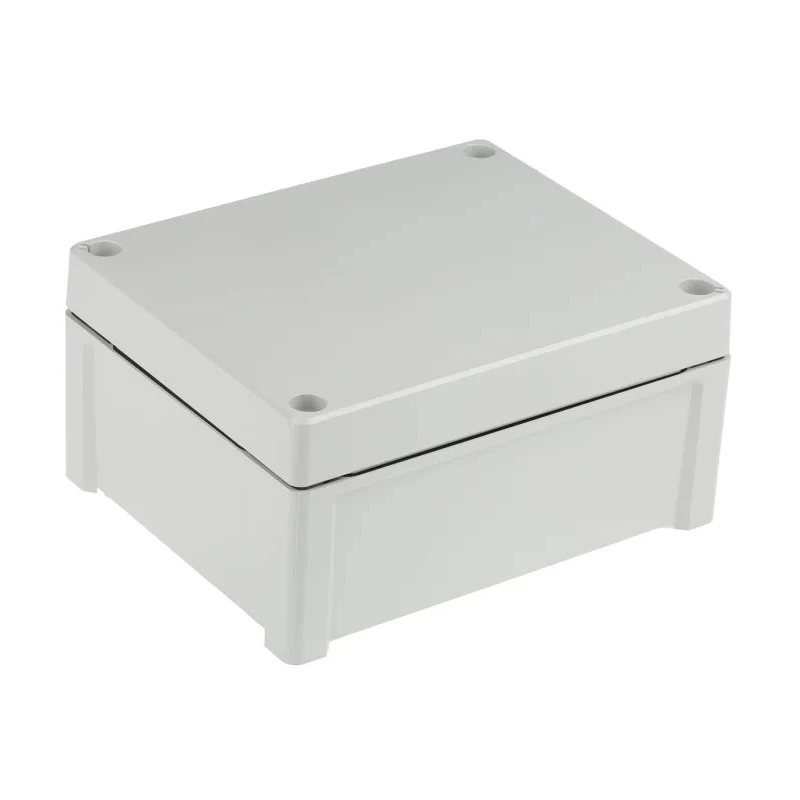 Fibox TEMPO Series Grey Grey Lid ABS Enclosure IP65 IK07 98.4 mm x 163.2 mm x 201.2 mm TA 201610 ENCLOSURE