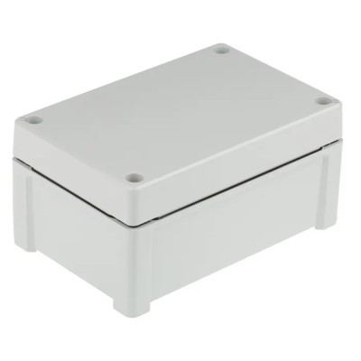 Fibox TEMPO Series Grey Lid ABS Enclosure IP65 IK07 89.9 mm x 187.2 mm x 122.2 mm TA 191209 ENCLOSURE