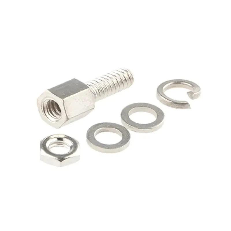 FCT from Molex 172704 Series 4-40 Female Screwlock Locking Mechanism Steel Silver F-GSCH1/5SN / 1727040093