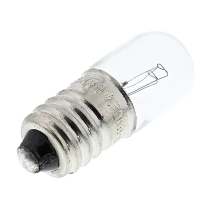 RS PRO E10 Indicator Light Clear 60V 50mA 3000h Lifespan T3 1/4 Tubular MES Model 104-840